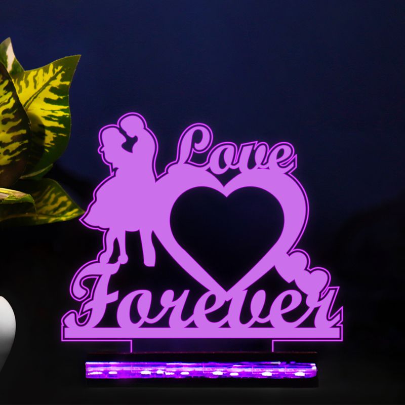 Love Forever Text Night Lamp For Couple's