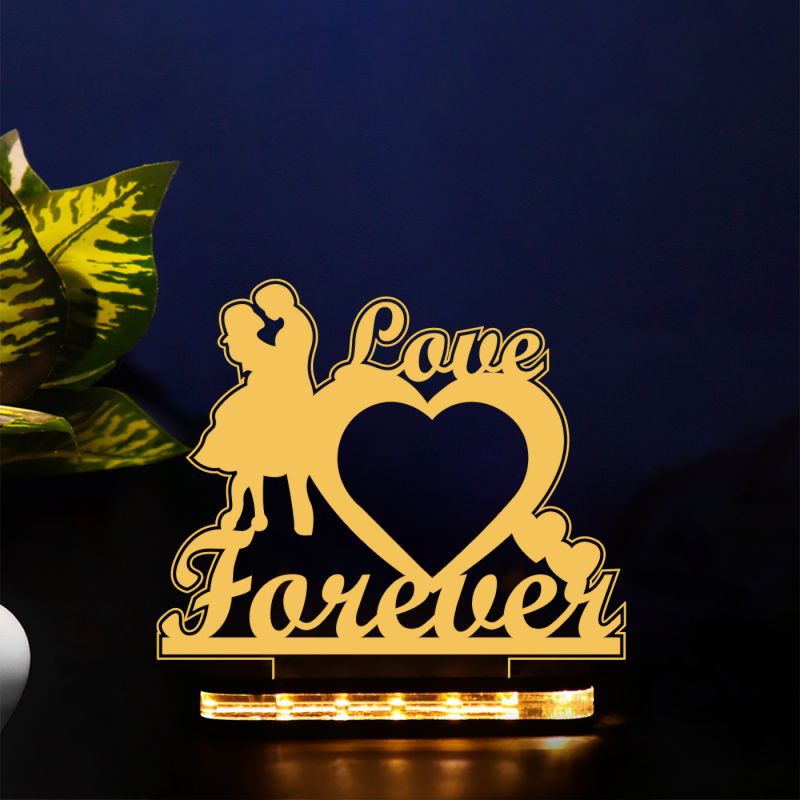 Love Forever Text Night Lamp For Couple's