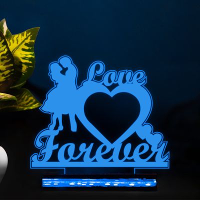 Love Forever Text Night Lamp For Couple's