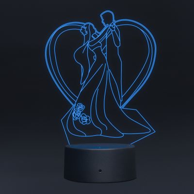 Dancing Couple Night Lamp