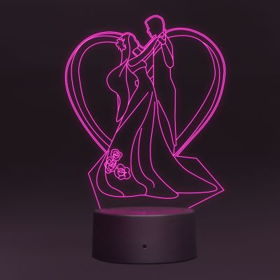 Dancing Couple Night Lamp