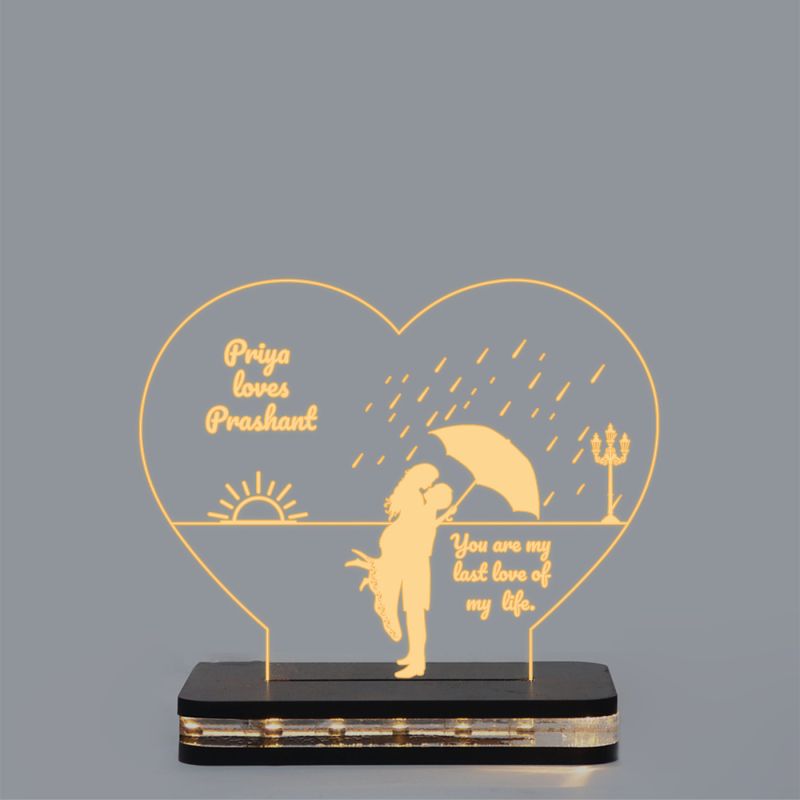 Couple Night Lamp With Customized Name