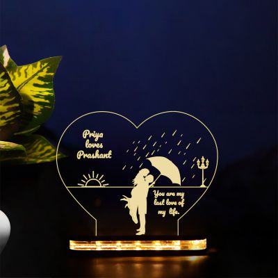 Couple Night Lamp With Customized Name