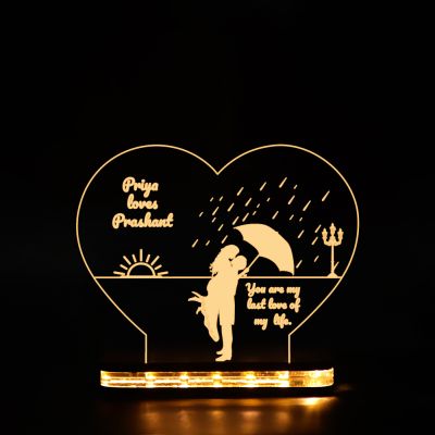 Couple Night Lamp With Customized Name