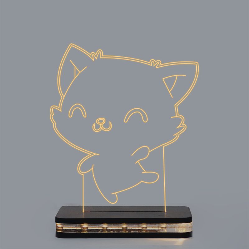 Cute Cat Design Night Lamp