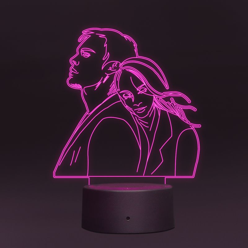 Hugging Couple Night Lamp