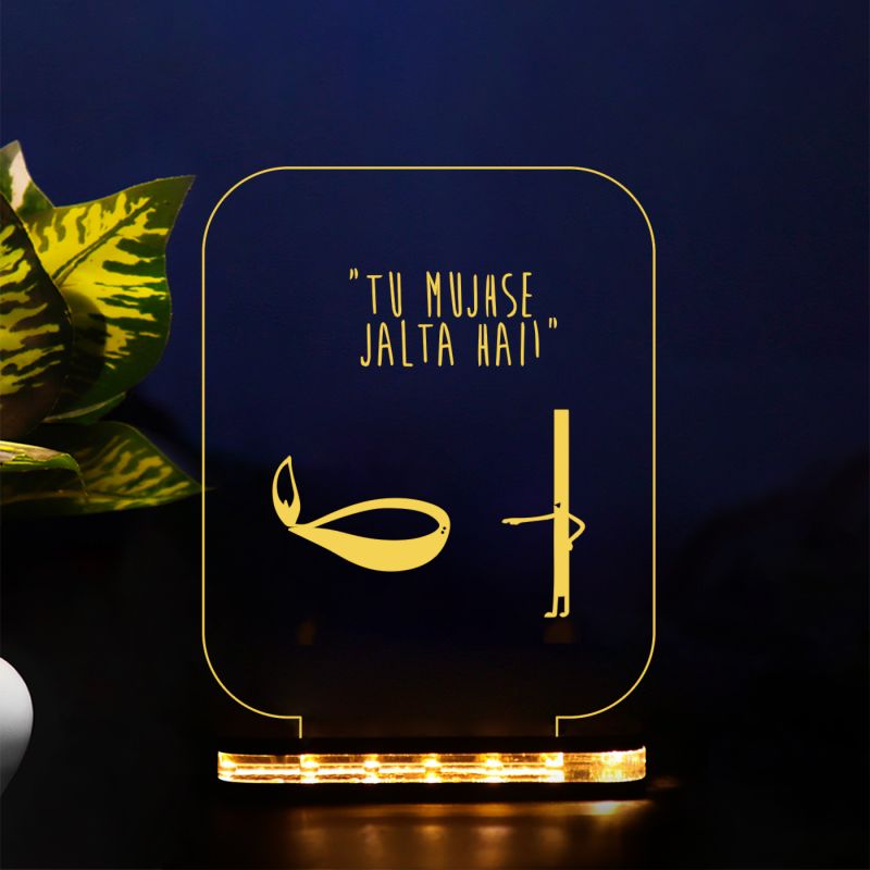 Comedy Text Night Lamp