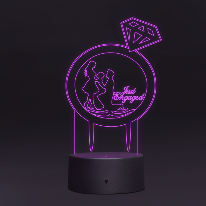 Just Engaged Design Night Lamp