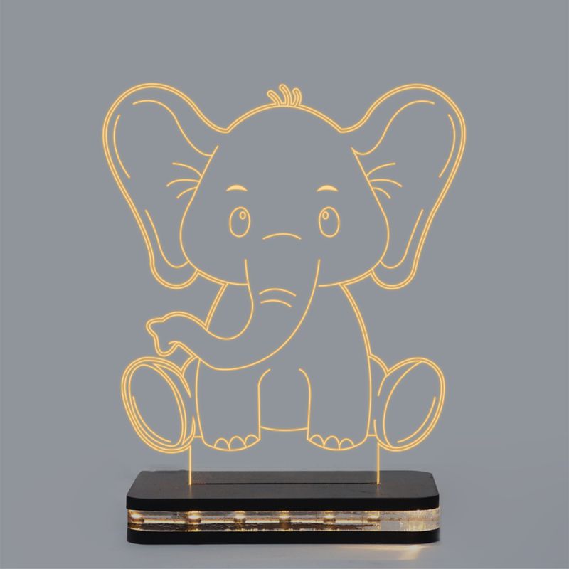 Cute Baby Elephant Night Lamp