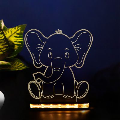 Cute Baby Elephant Night Lamp