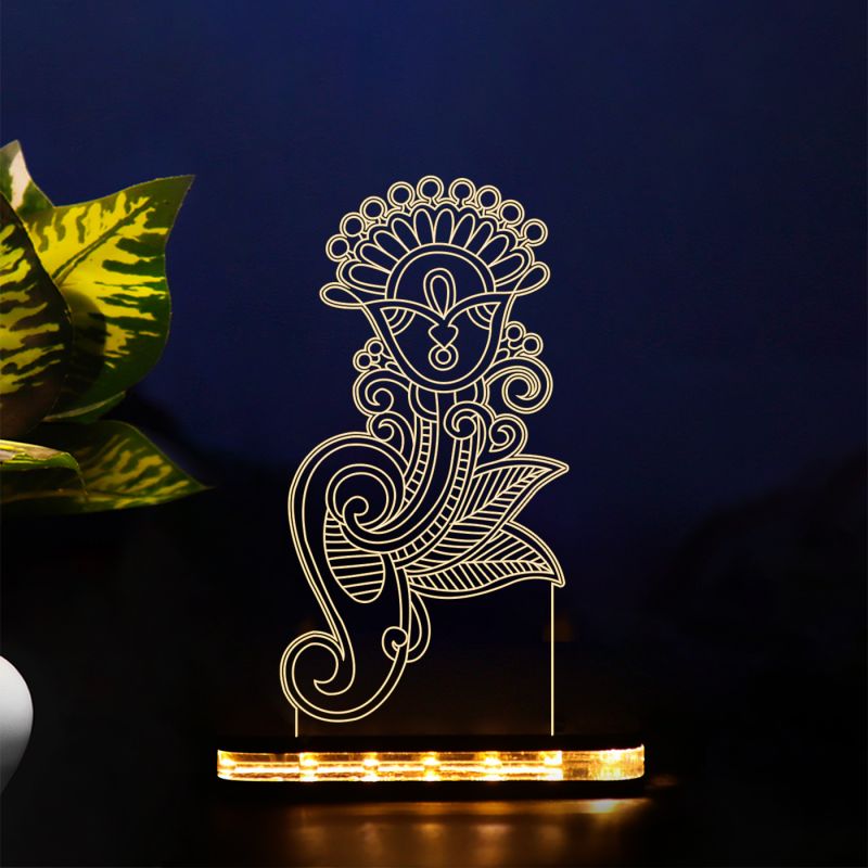 Flower Design Night Lamp