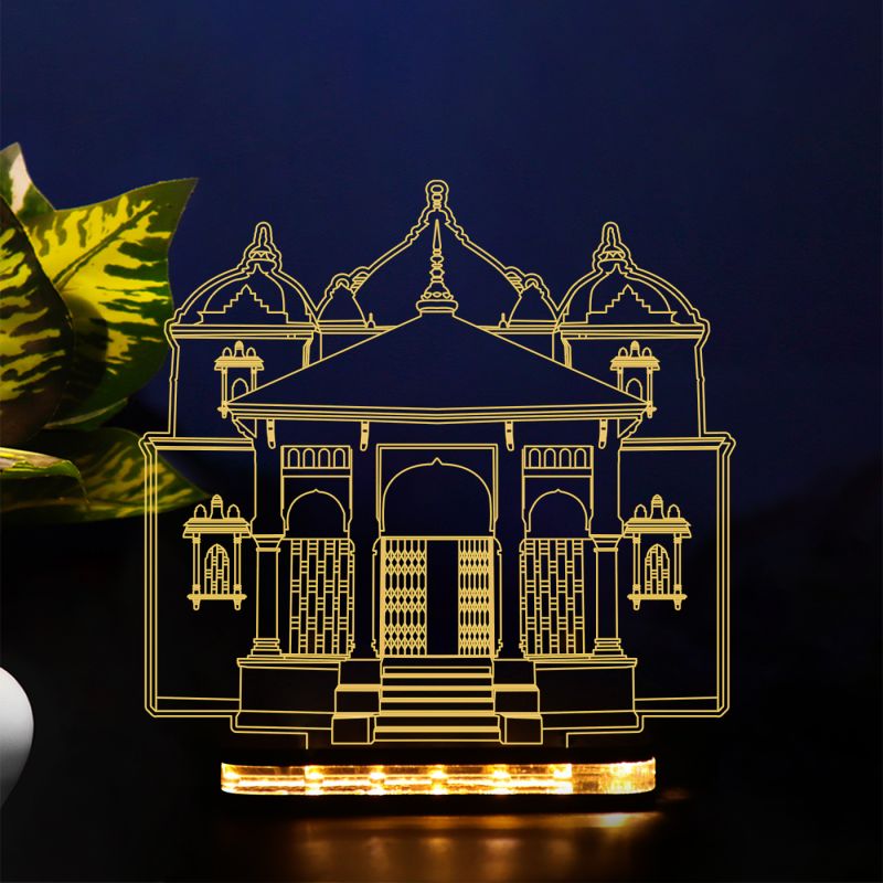 Gangotri Temple Design Night Lamp