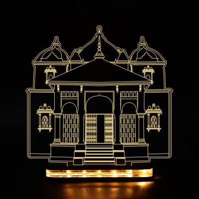 Gangotri Temple Design Night Lamp