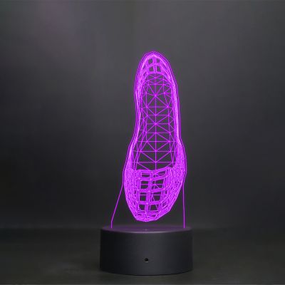 3D Shoes Design Night Lamp