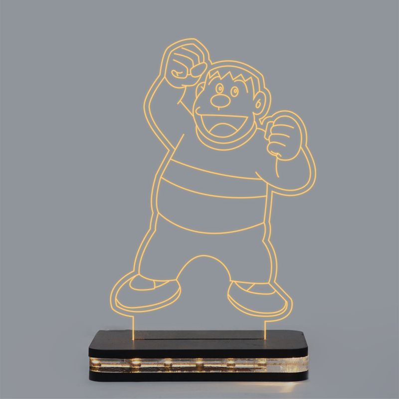 Gian Character Form Doraemon Night Lamp