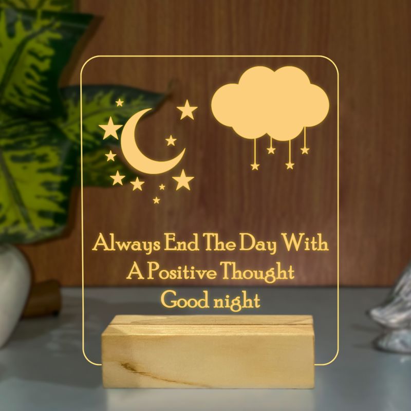 Good Night Quotes Night Lamp