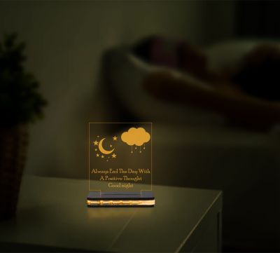 Good Night Quotes Night Lamp