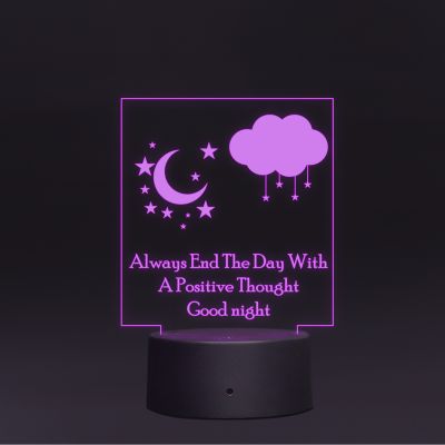 Good Night Quotes Night Lamp