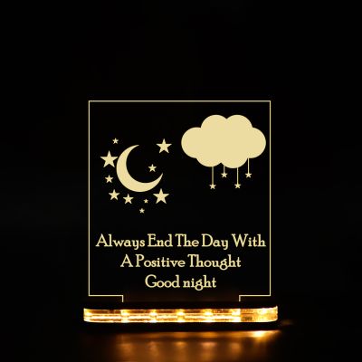 Good Night Quotes Night Lamp