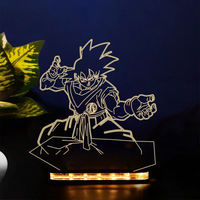 Goku From Dragon Ball Z Night Lamp