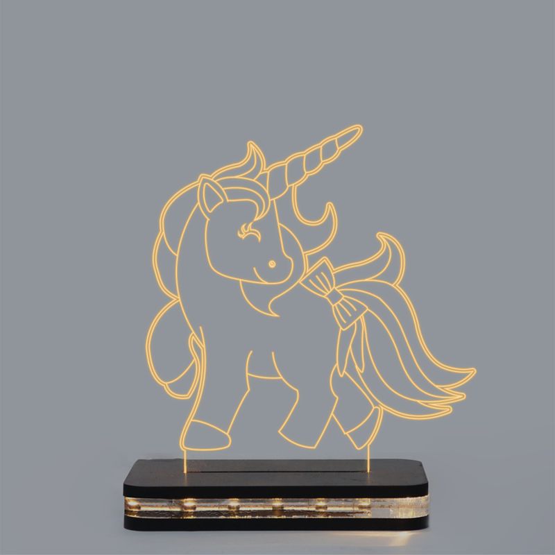 Unicorn Design Night Lamp