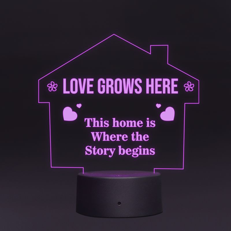 Cute Lover Message Night Lamp