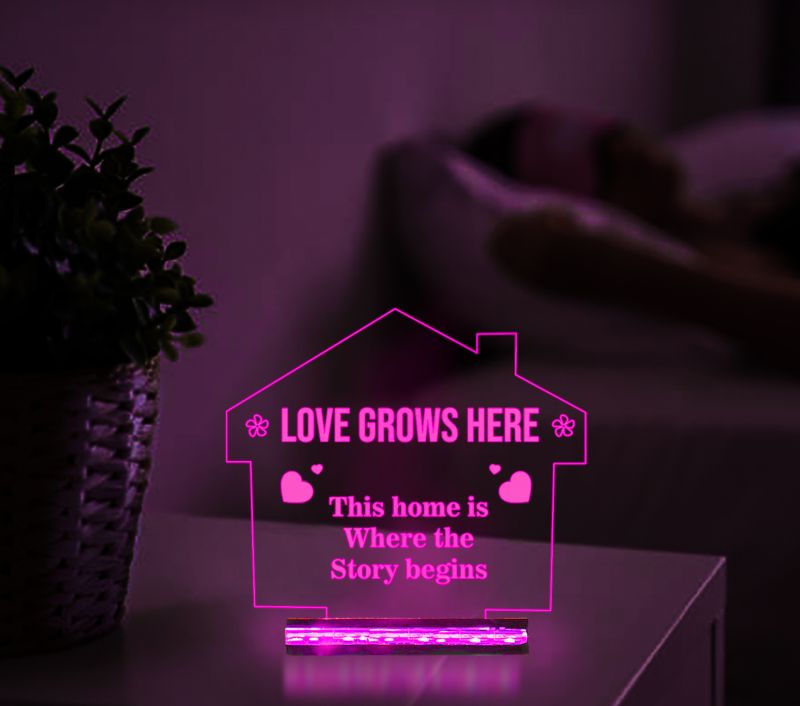 Cute Lover Message Night Lamp