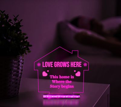 Cute Lover Message Night Lamp