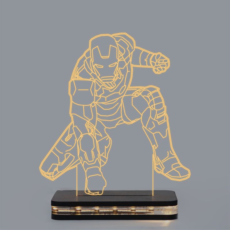 Iron Man Design Night Lamp