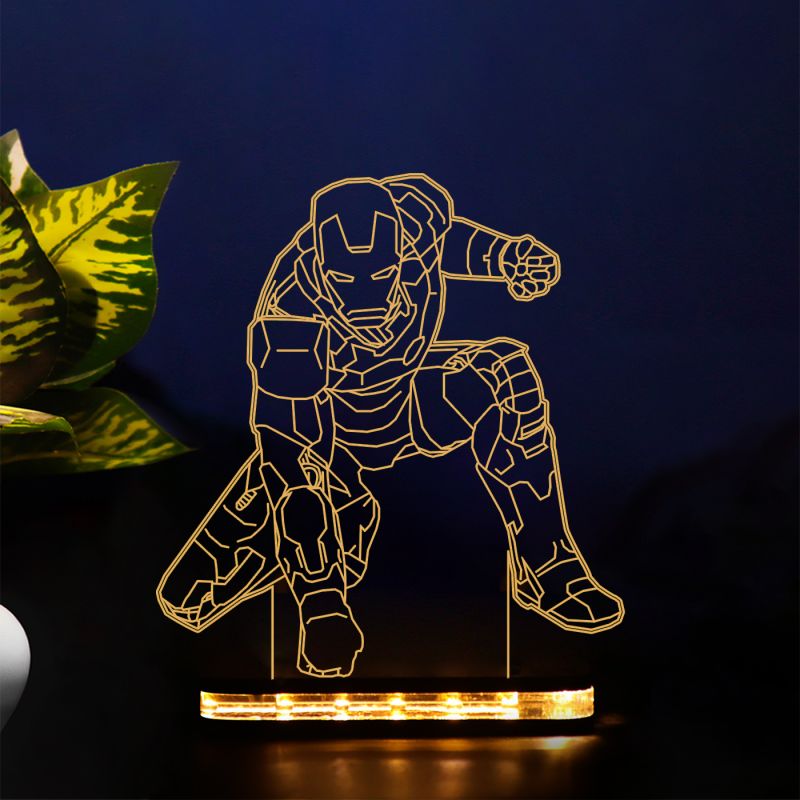 Iron Man Design Night Lamp