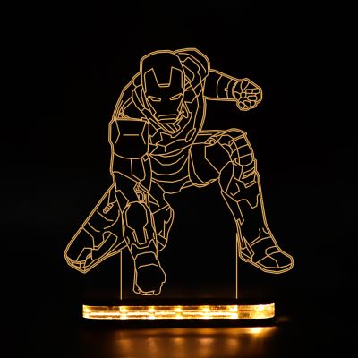 Iron Man Design Night Lamp