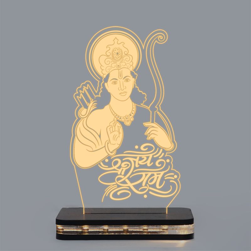 Jai Shree Ram Ji Design Night Lamp