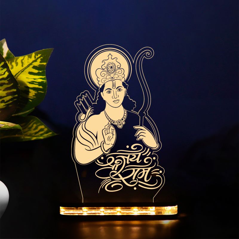 Jai Shree Ram Ji Design Night Lamp