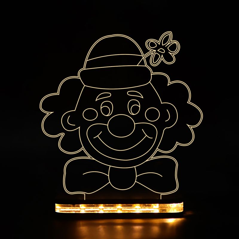Joker Face Design Night Lamp