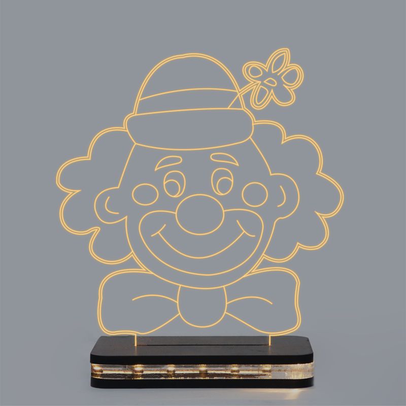 Joker Face Design Night Lamp