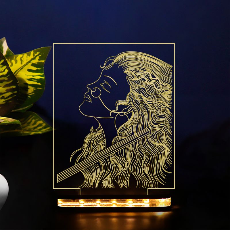 Cute Girl Design Night Lamp