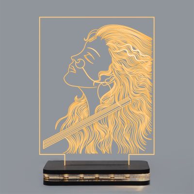 Cute Girl Design Night Lamp