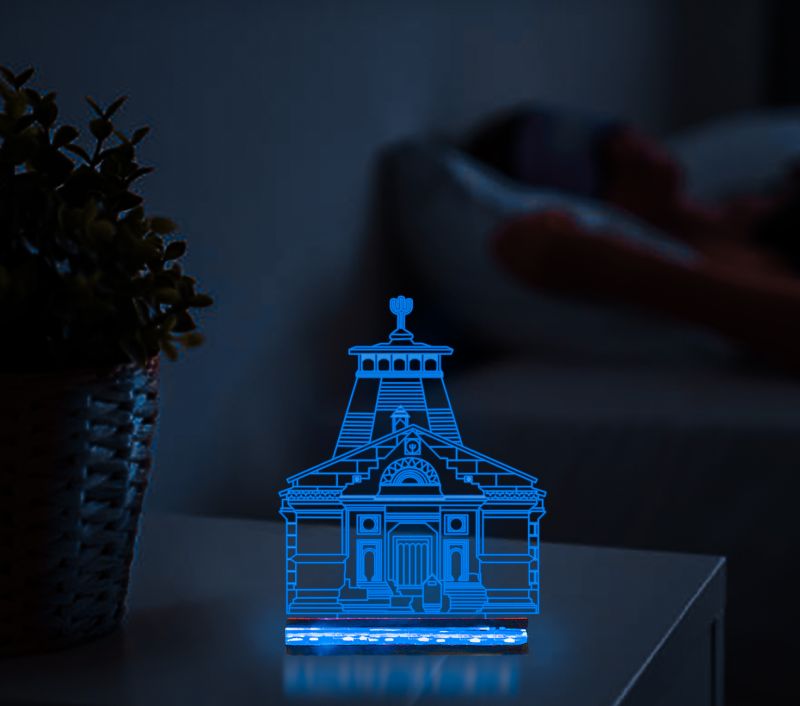 Kedarnath Temple Design Night Lamp