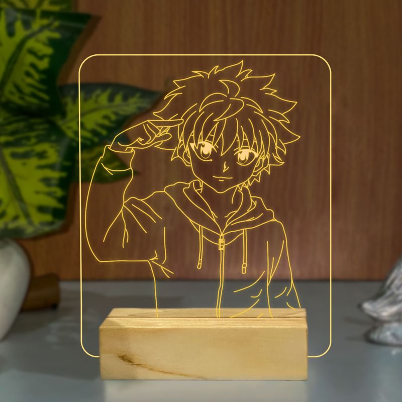 Killua Character From Hunter X Hunter Night Lamp