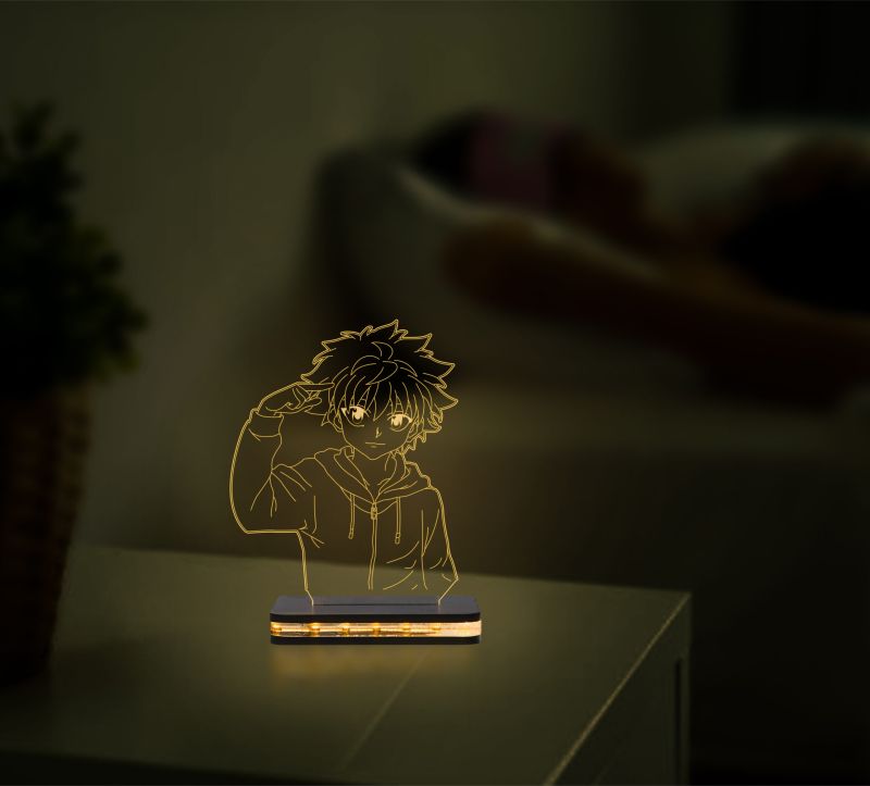 Killua Character From Hunter X Hunter Night Lamp