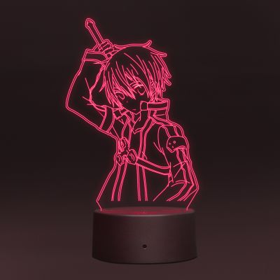 Kirito Form Sword Art Online Night Lamp