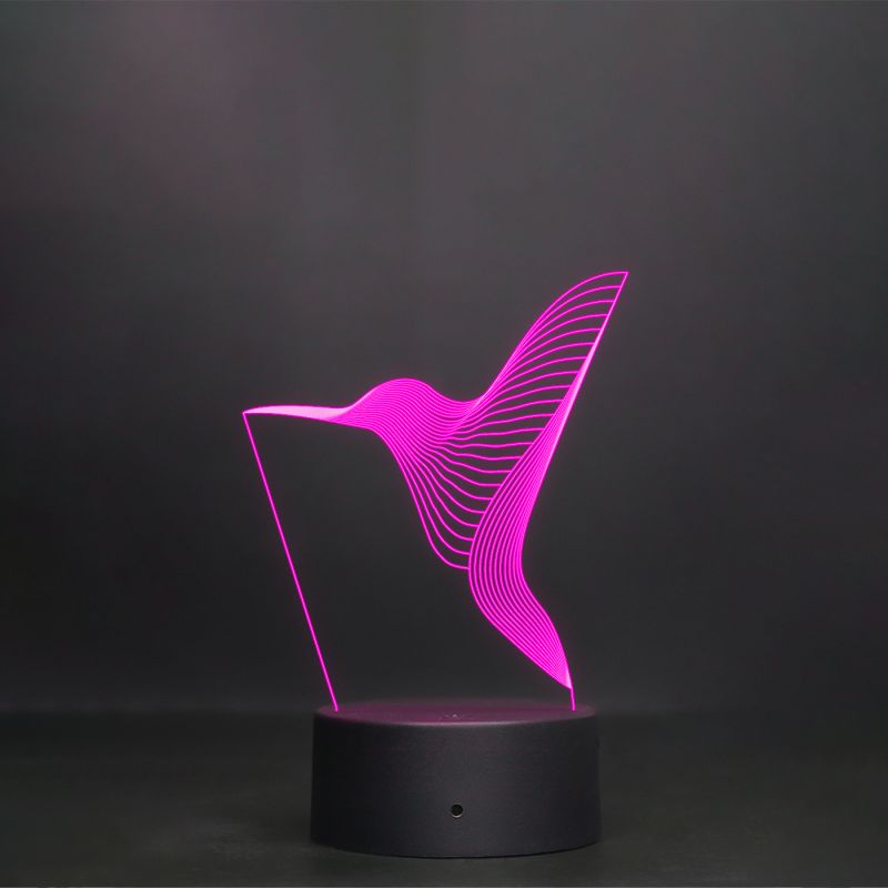 3D Kingfisher Bird Night Lamp