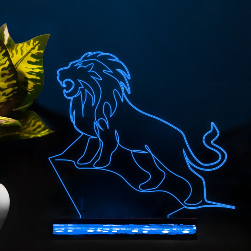 Roaring Lion Design Night Lamp