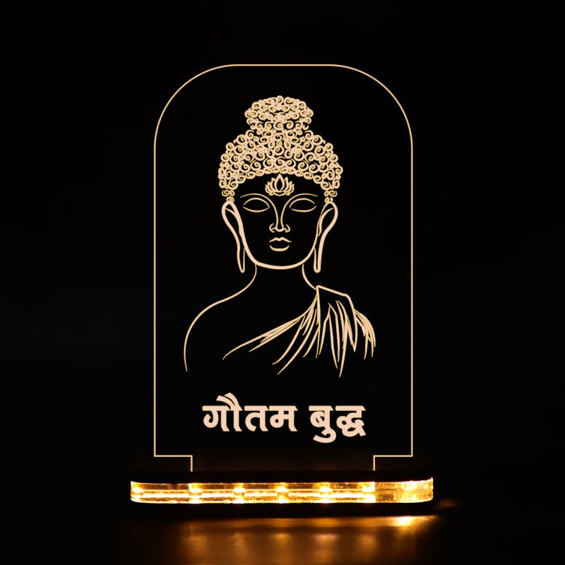 Gautam Buddha Design Night Lamp