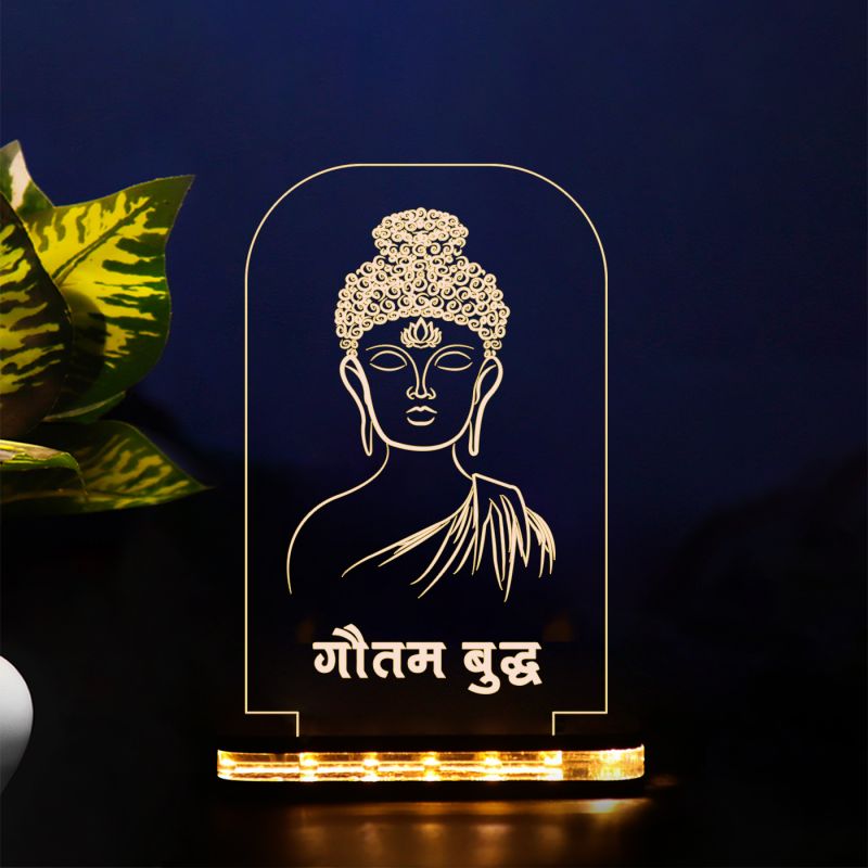 Gautam Buddha Design Night Lamp