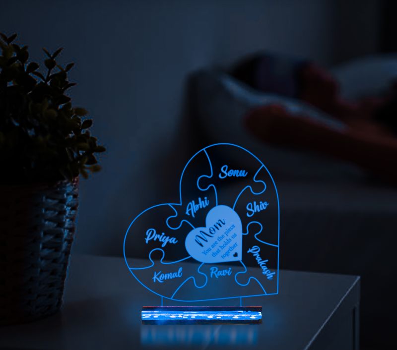 Message For Mom With Customized Name Night Lamp