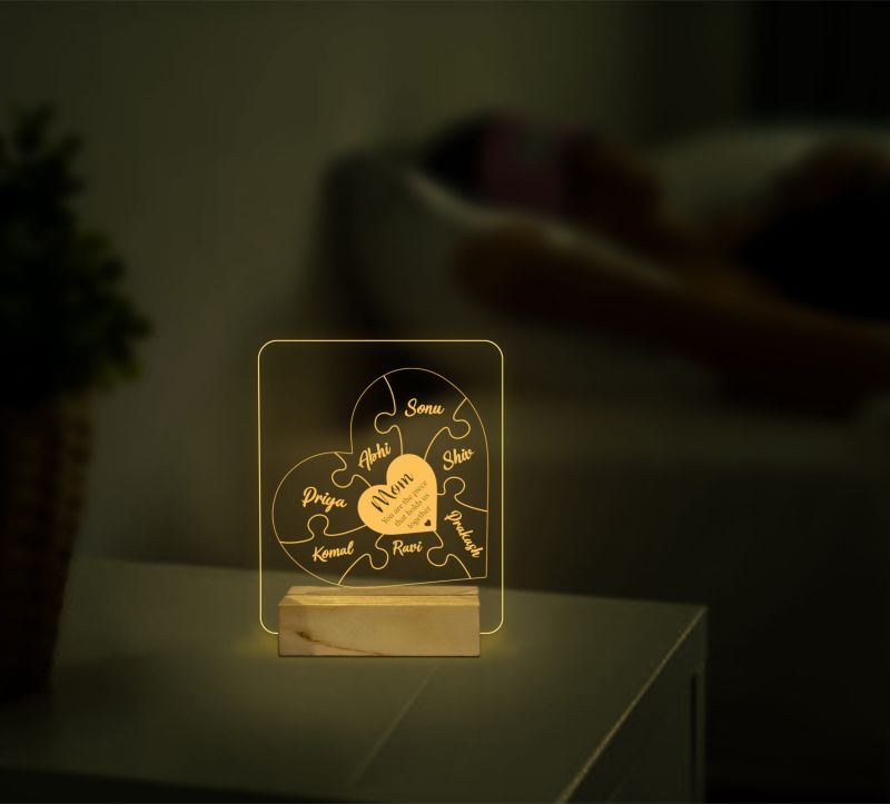 Message For Mom With Customized Name Night Lamp