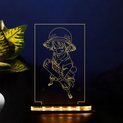 Monkey D Luffy Character Design Night Lamp