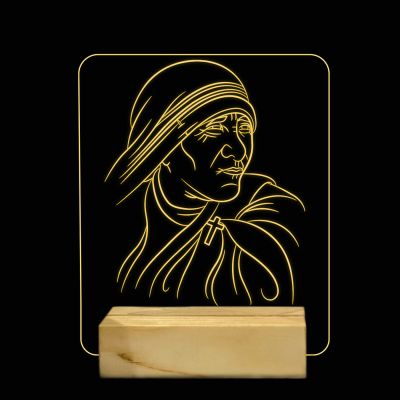 Mother Teresa Design Night Lamp