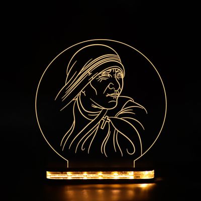 Mother Teresa Design Night Lamp